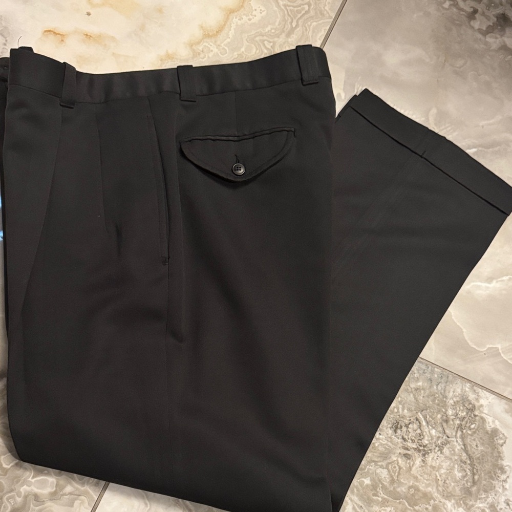 Classic Black Men's Dress Trousers